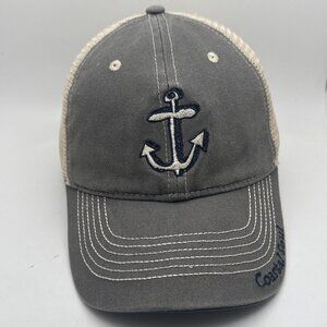 Coastal Soul Anchor Big Hed Cap Seacoast Caribbean Mesh SnapBack Baseball GR43
